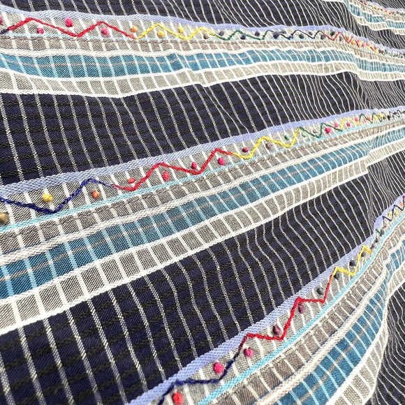 Robert Graham Long Sleeve Knowledge Wisdom Truth Mens L Flip Cuff StripeRainbows - Picture 3 of 16